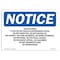 Signmission Sign, 7" H, 10" W, Rigid Plastic, No Soliciting If You Do Not Have An Appointment Sign, Landscape OS-NS-P-710-L-14823 - alternate 1